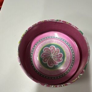Vera‎ Bradley Paperweight Original Box Breast Cancer Pink Flower Floral Office